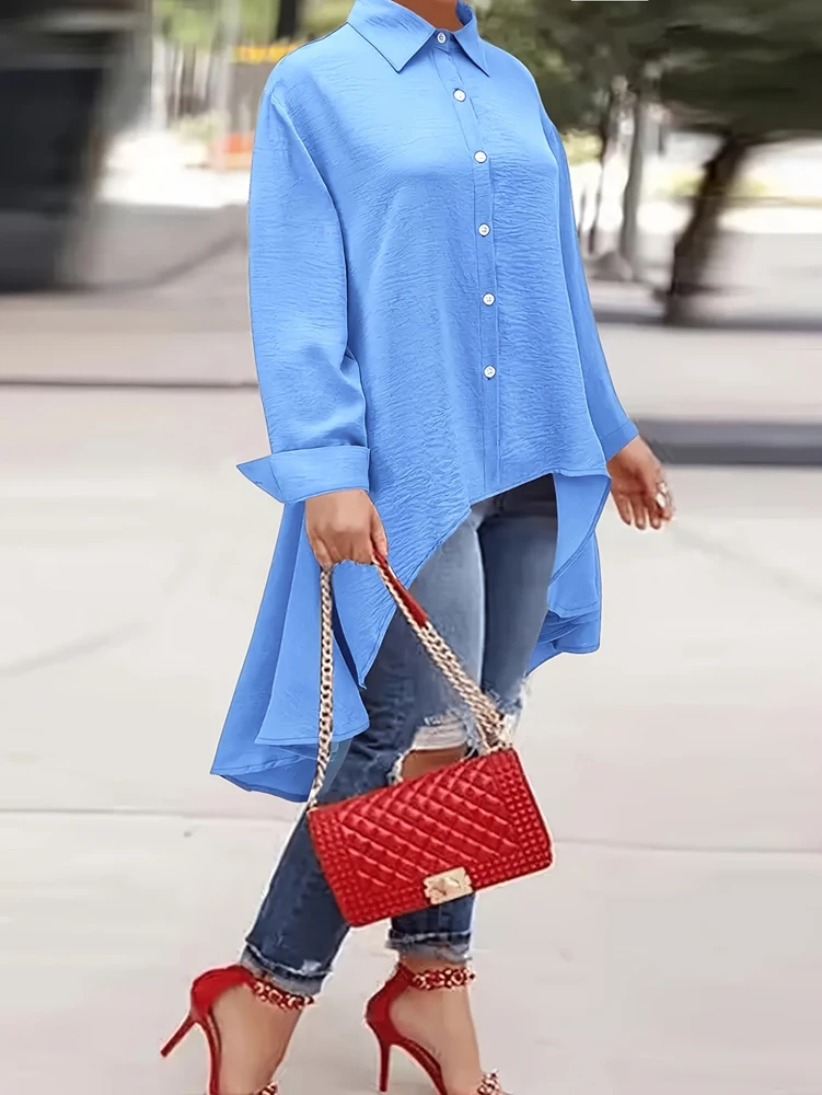 Blouse Off Shoulder - Plus maat 2025, lente zomer nieuwe