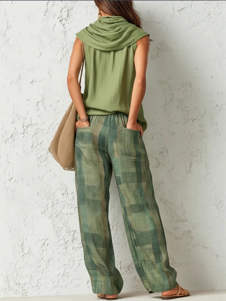 Nieuwe zomer damesbroek 2-deli - Linen Pant Wide recensie en prijs