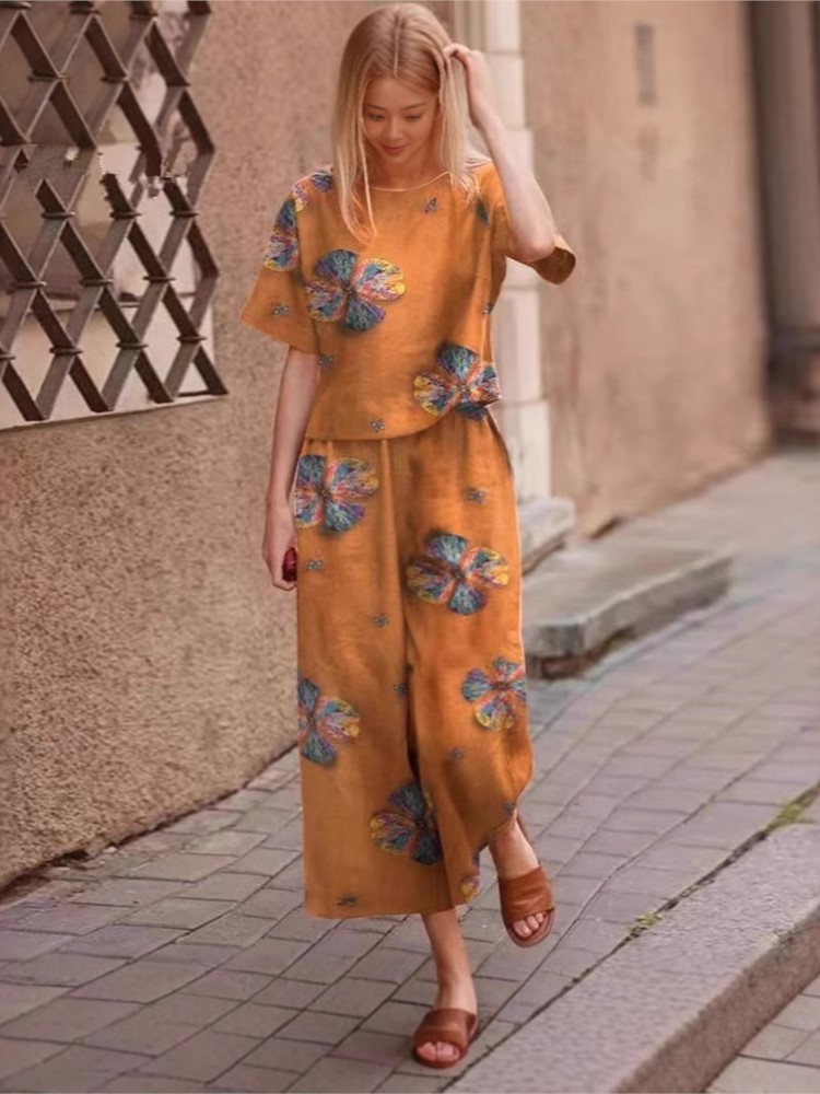 2025 Lente Zomer Nieuwe Plus S - Linen Pant Wide recensie en prijs