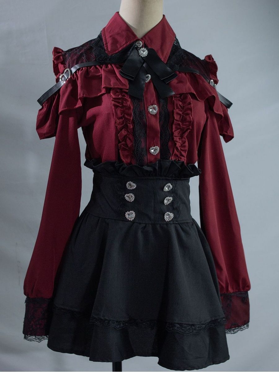 Subcultuur JK Uniform 2-delige - Blouse Off Shoulder recensie en prijs