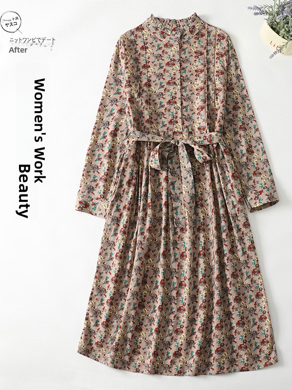 Elegante bloemenprint A-lijn j - Midi Skirt Floral recensie en prijs