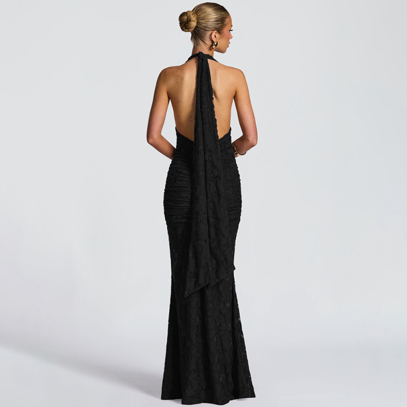 Sexy diep V-hals rugloze wikke - Linen Dress Wrap recensie en prijs