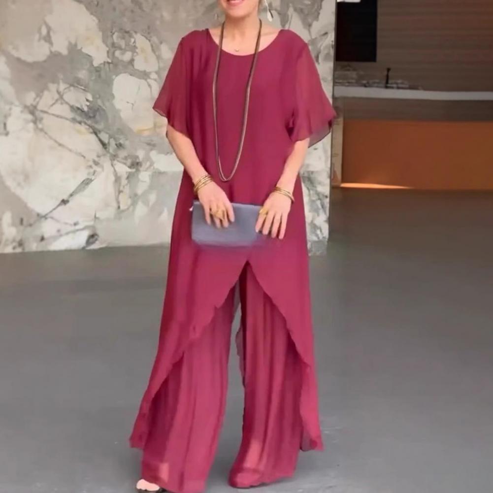 Dames katoenen linnen broekset - Linen Pant Wide recensie en prijs